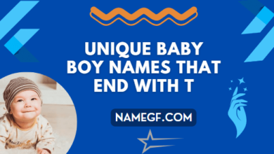 Unique Baby Boy Names That End With T With meanings